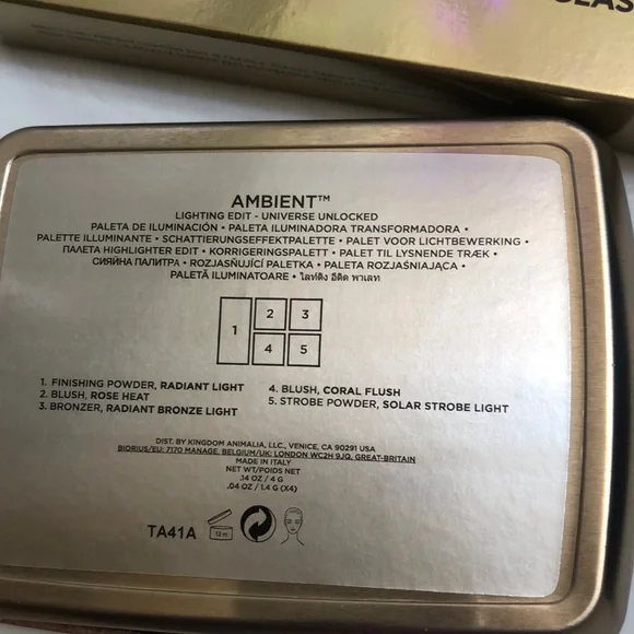 Hourglass Ambient Lighting Edit Universe Unlocked 5 Pan Face Palette 9.6g NIB - Picture 10 of 16